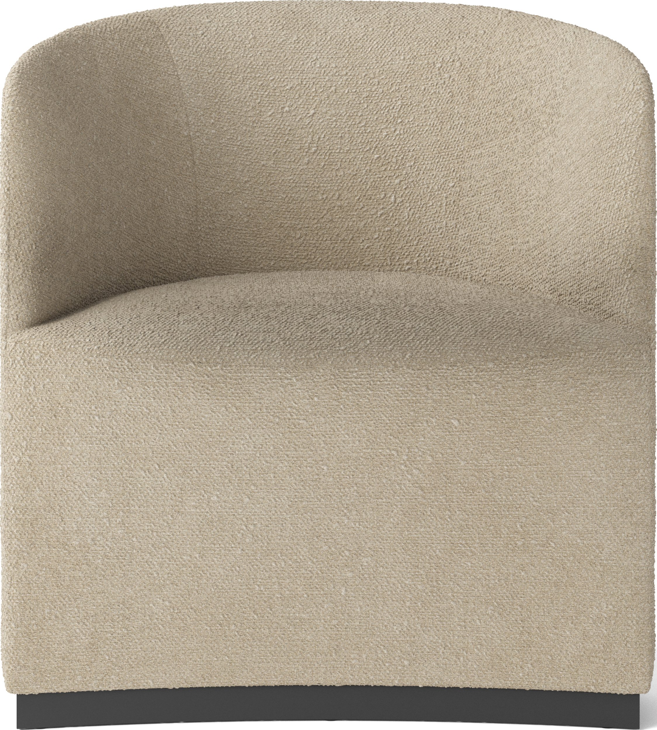 Fotel Tearoom Bouclé 70 cm beżowy