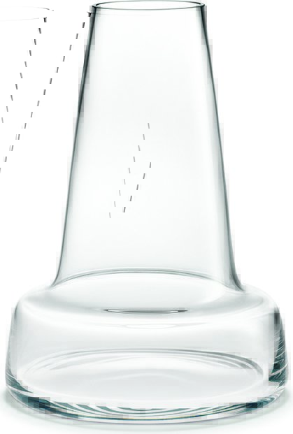 Wazon Flora przezroczysty 24 cm