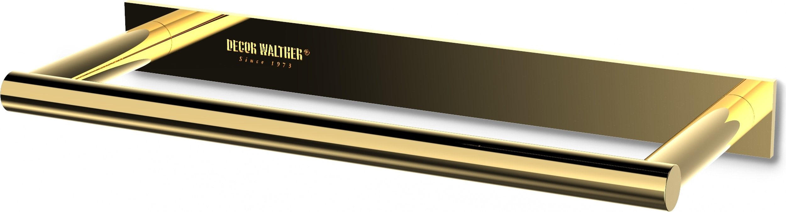 Wieszak reling na ręczniki Mikado Frame 21 cm złoty