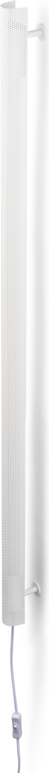 Kinkiet z włącznikiem Radent 70 cm biały