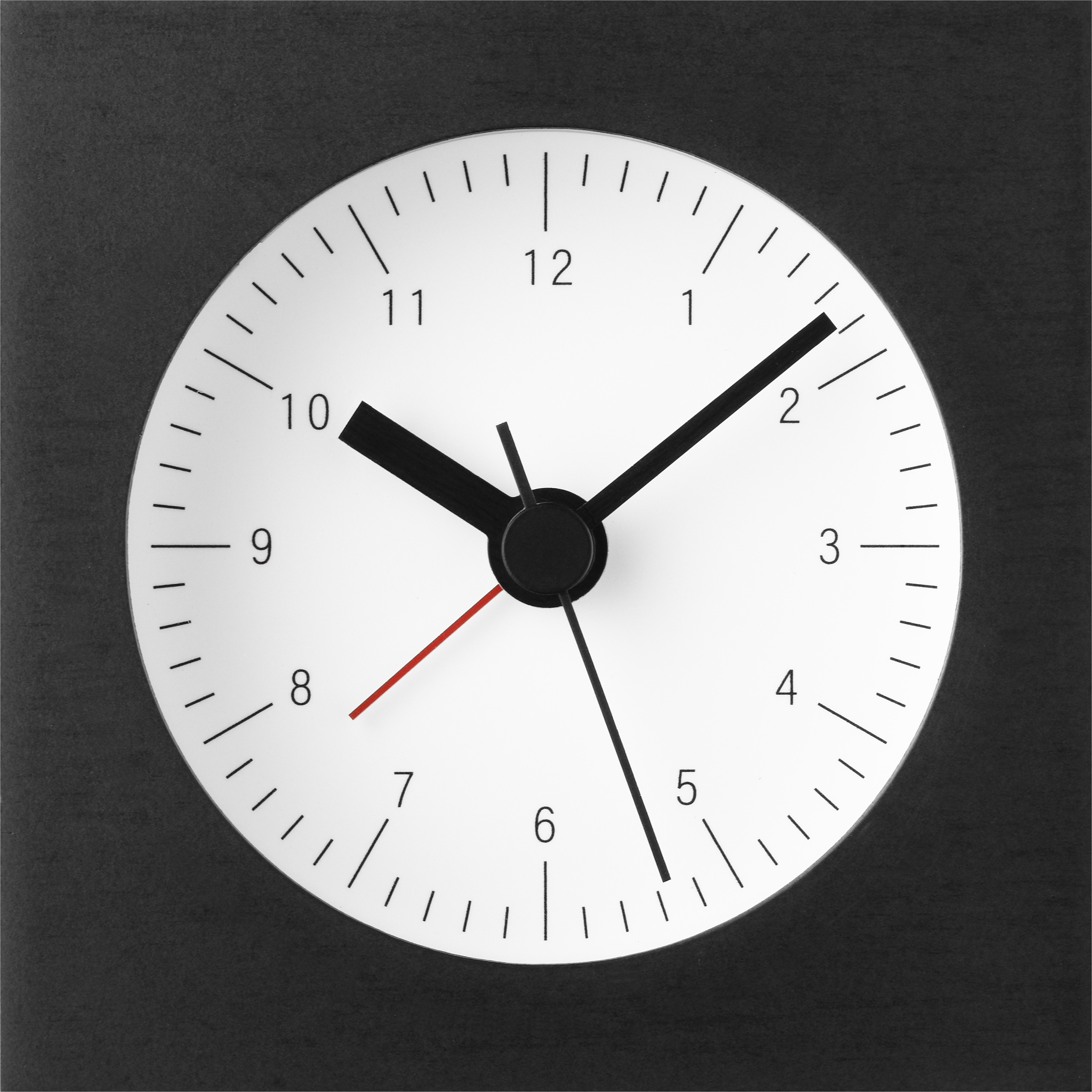 Budzik City Pop czarno-biały duże cyfry