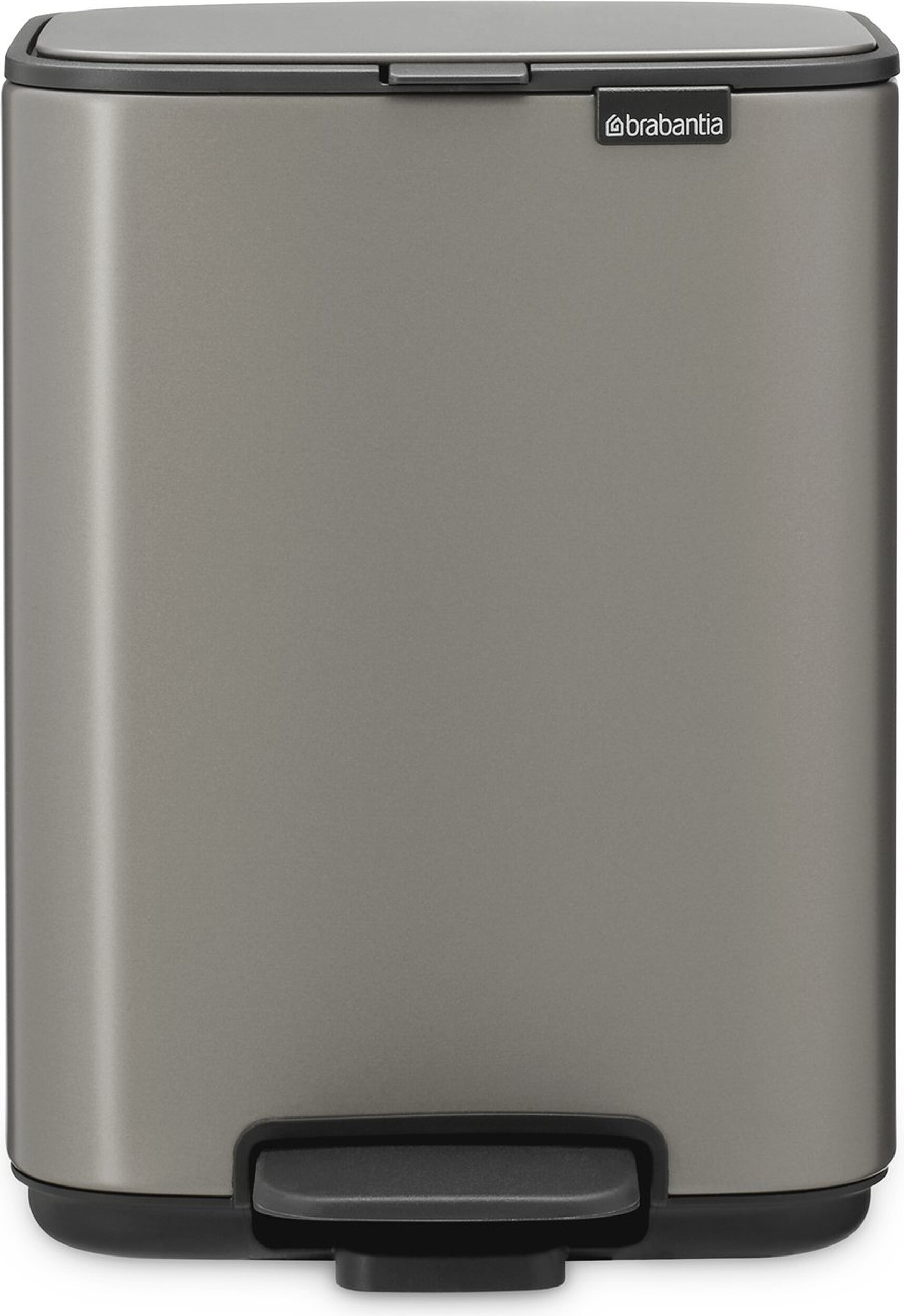 Kosz na śmieci pedałowy Bo 4 l platynowy