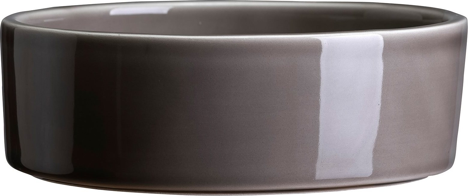 Podstawka pod doniczkę Hoff 21 cm szara szkliwiona