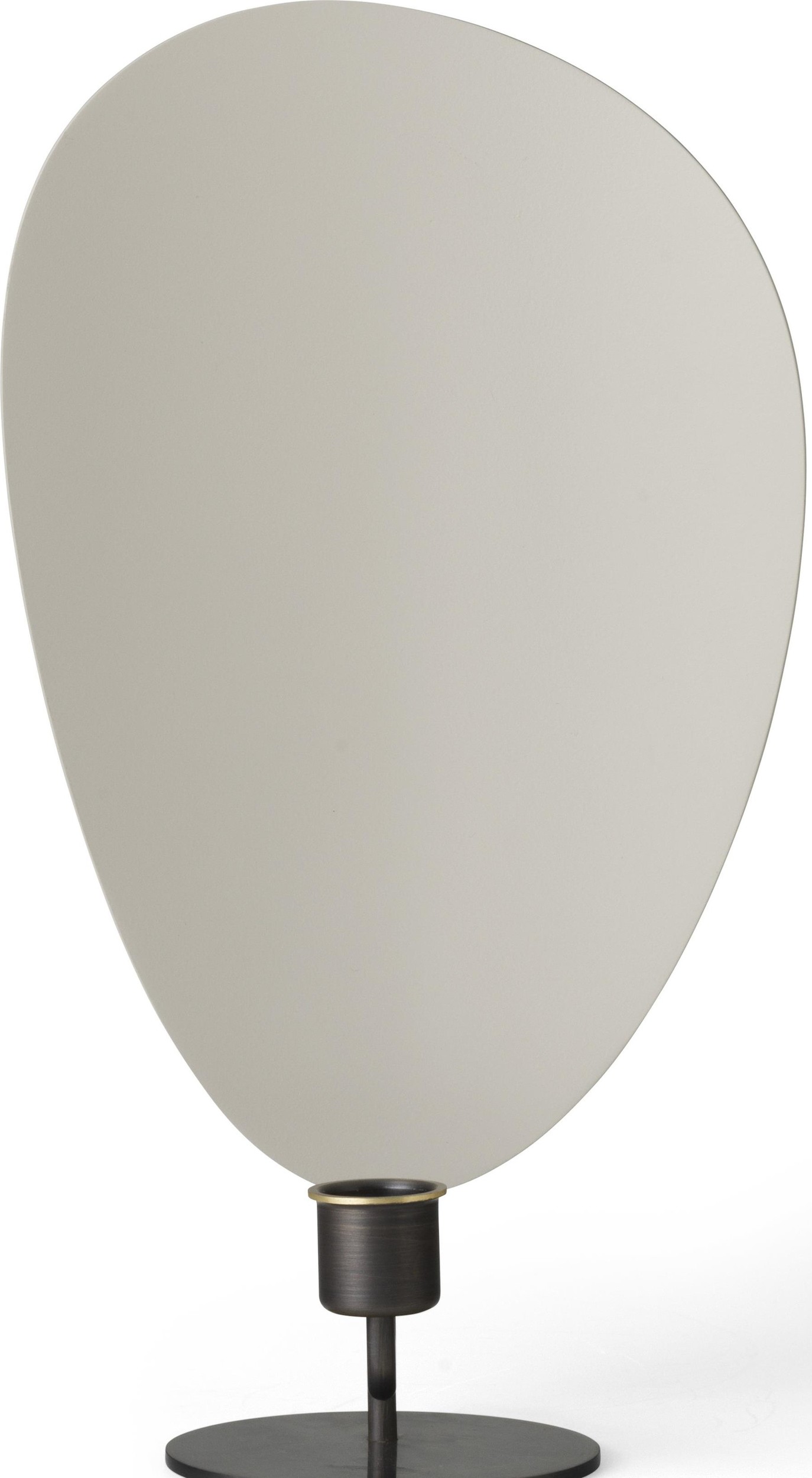 Świecznik na klasyczną świecę Flambeau 30 cm szary