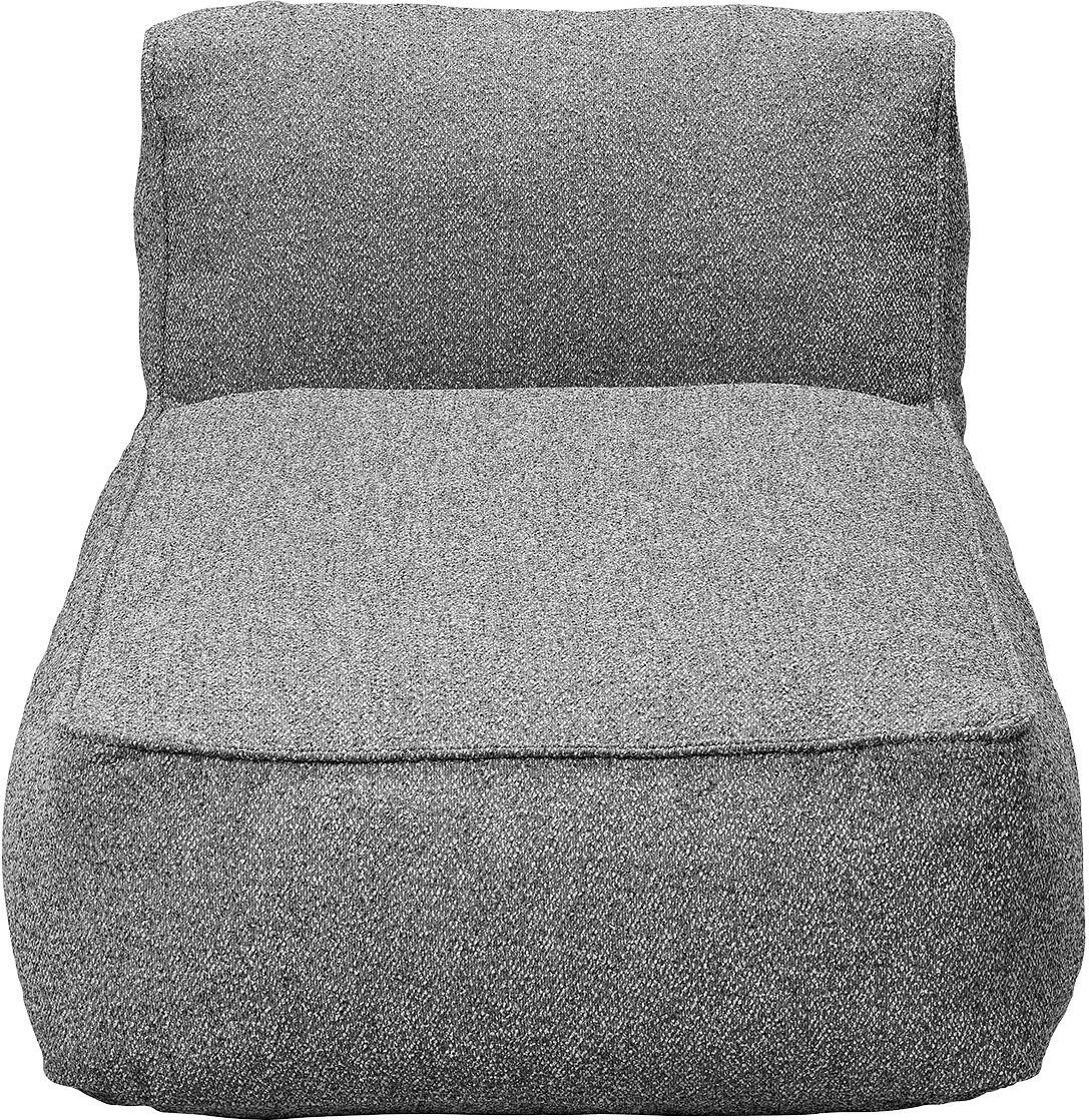 Leżanka ogrodowa Grow Bouclé ciemnoszara pojedyncza