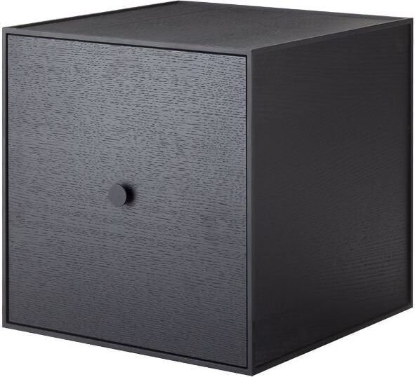 Szafka ścienna Frame 35 czarny jesion z drzwiczkami