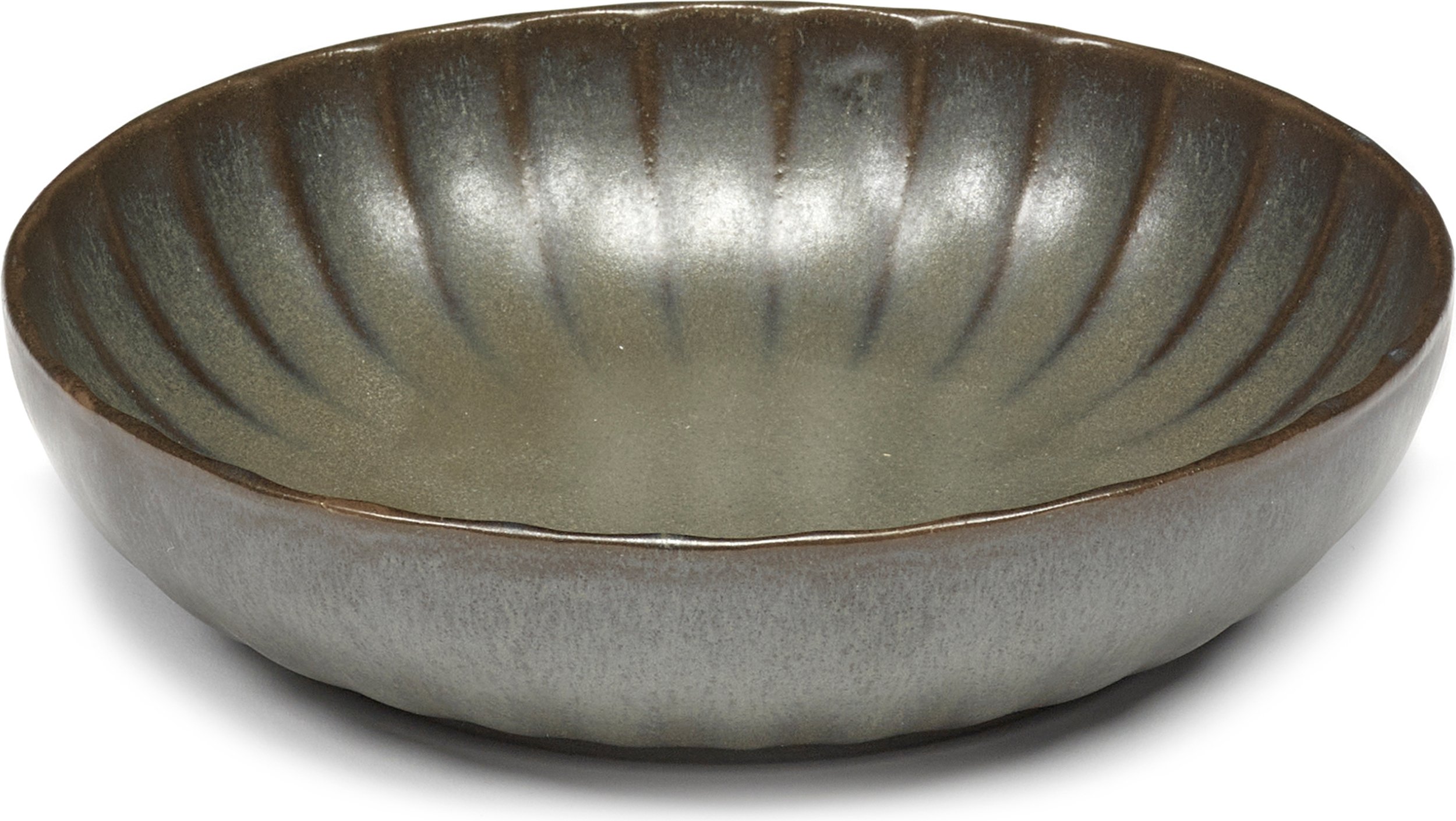 Talerz głęboki Inku 16 cm ciemnozielony