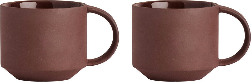 Kubki Yuka 270 ml terakota 2 szt.