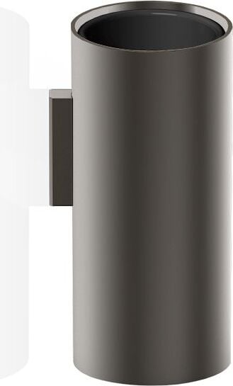 Kubek na szczoteczki do zębów Mikado ciemny metal mat ścienny