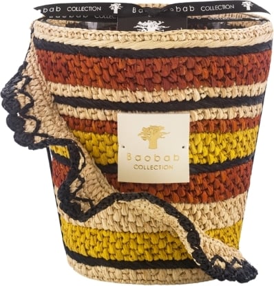 Świeca zapachowa Fety Velona ocre 16 cm