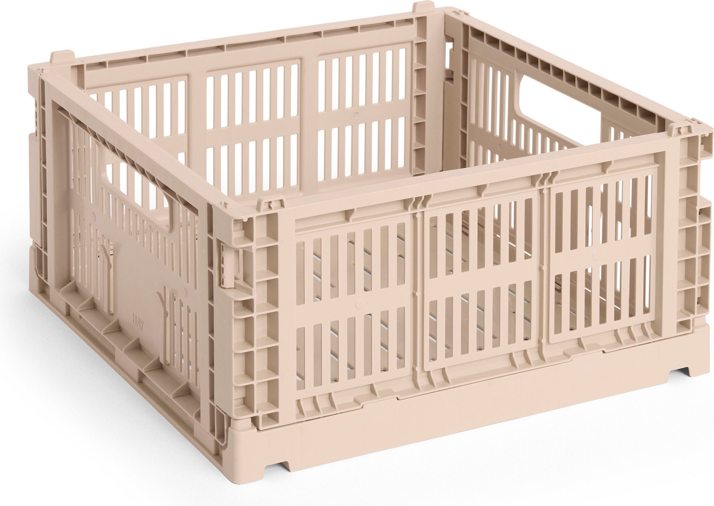 Kosz do przechowywania Hay Colour Crate Square M pudrowy