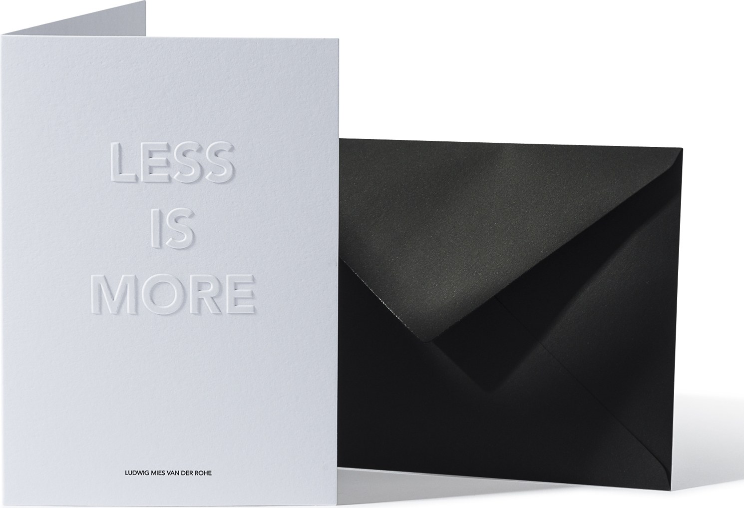 Kartka z kopertą Architects Quotes Less is More