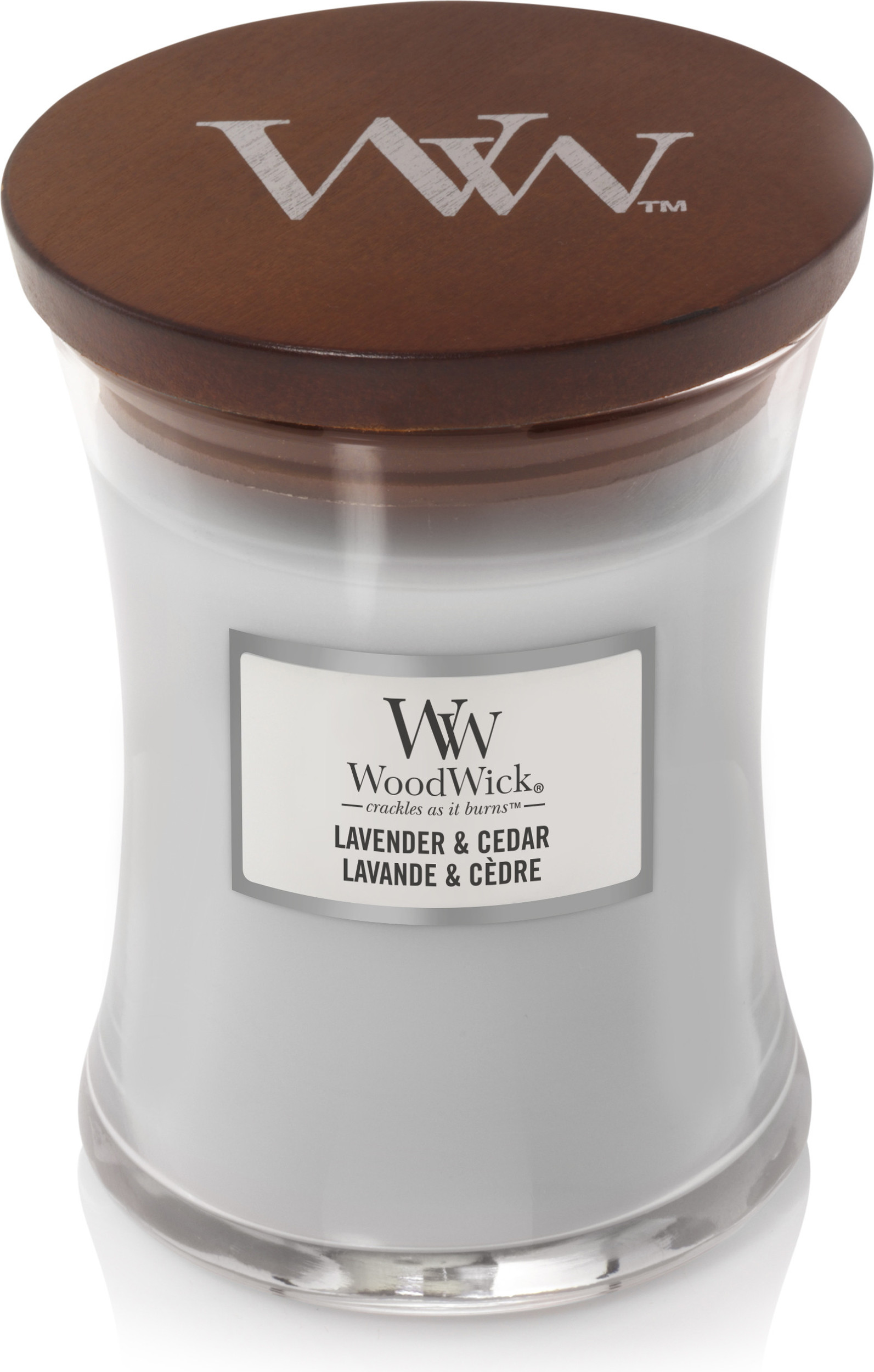 Świeca Core WoodWick Lavender & Cedar średnia