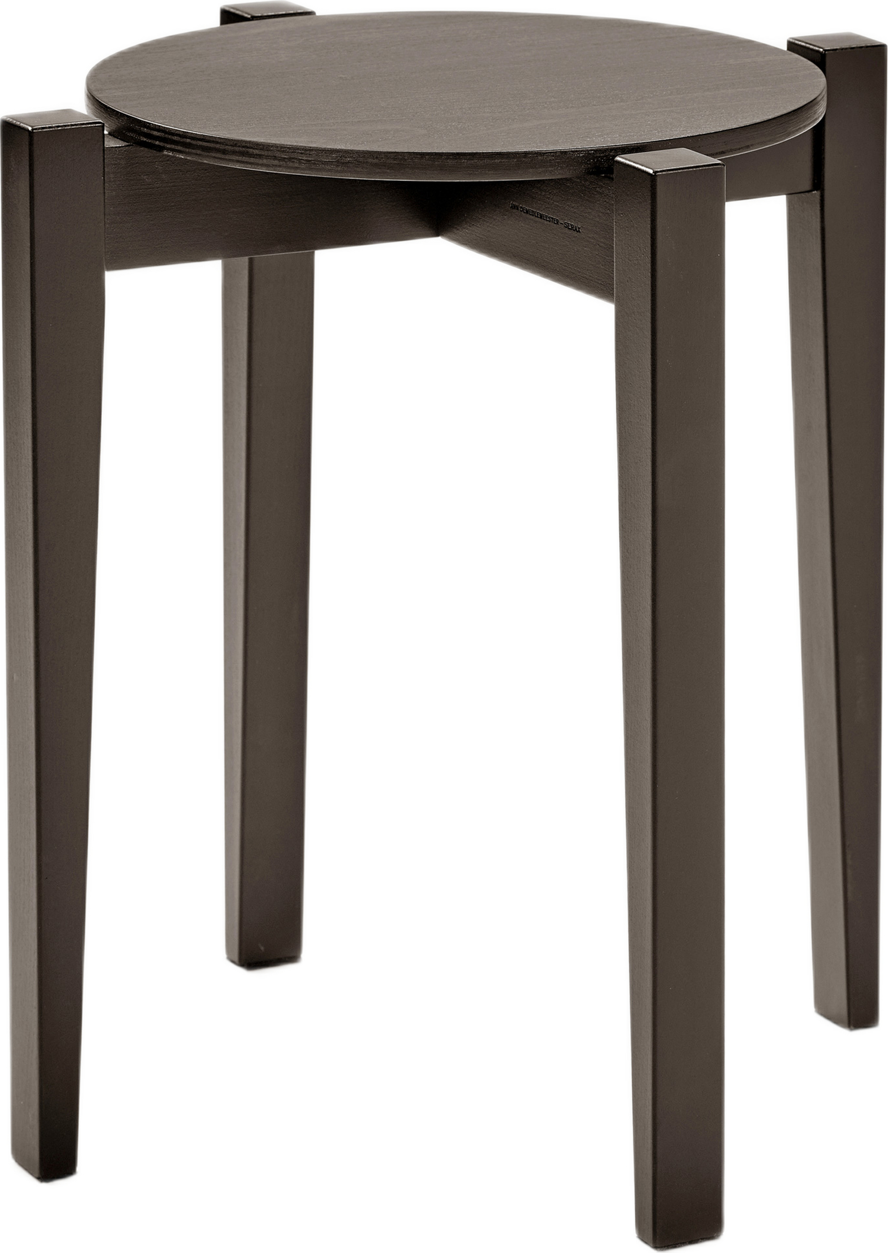 Stołek Elois 46 cm drewno dębowe