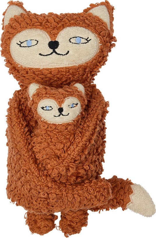 Przytulanka OYOY Frida & Baby Felix Fox