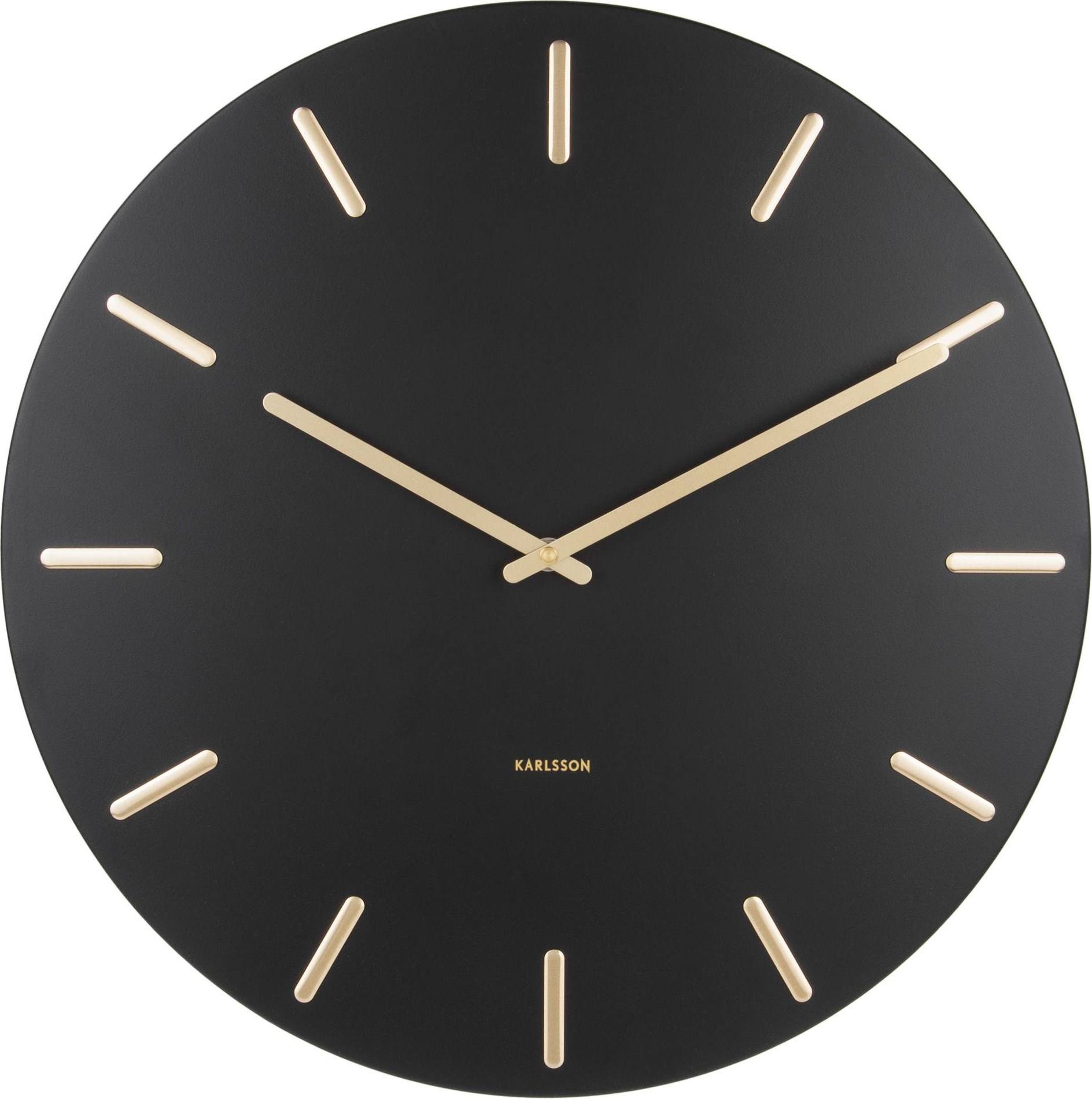 Zegar ścienny Charm czarny