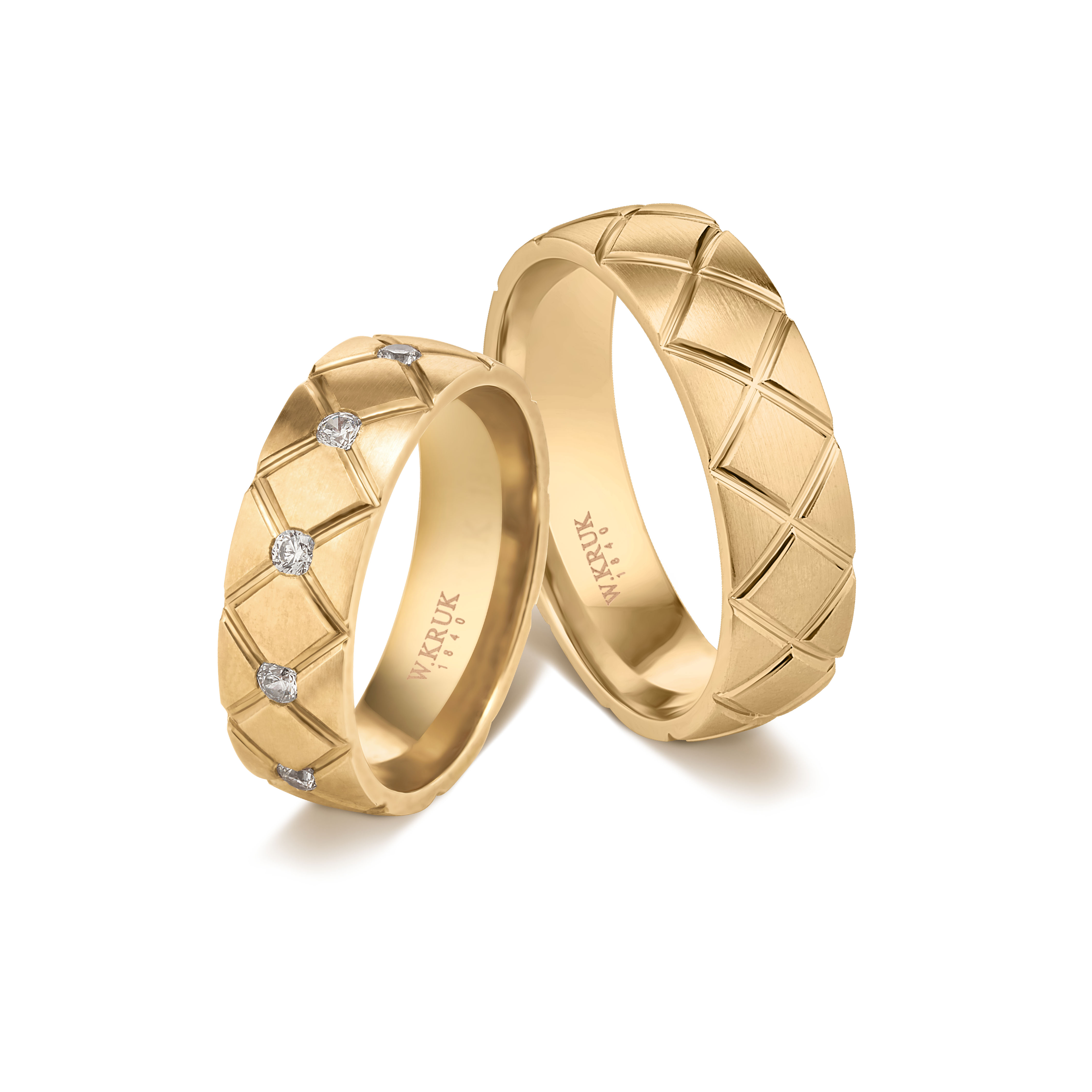 W.KRUK Zjawiskowa Obrączka - Grawer GRATIS - 55262