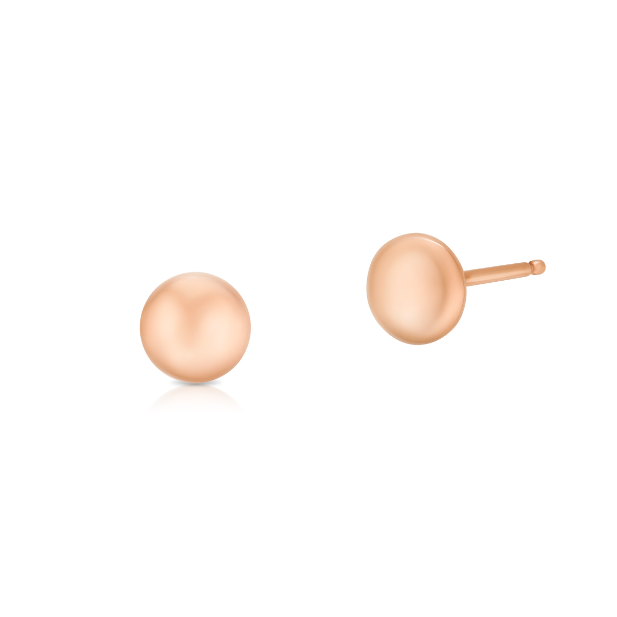 W.KRUK Złote Kolczyki - złoto 585, Bez kamienia - ZRH/KZ53R