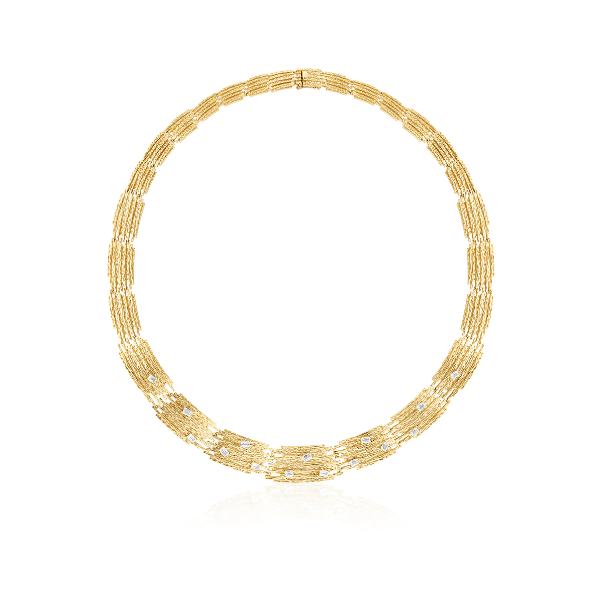 W.KRUK PROMOCJA Naszyjnik - złoto 585, Biały topaz - ZDL/NT11