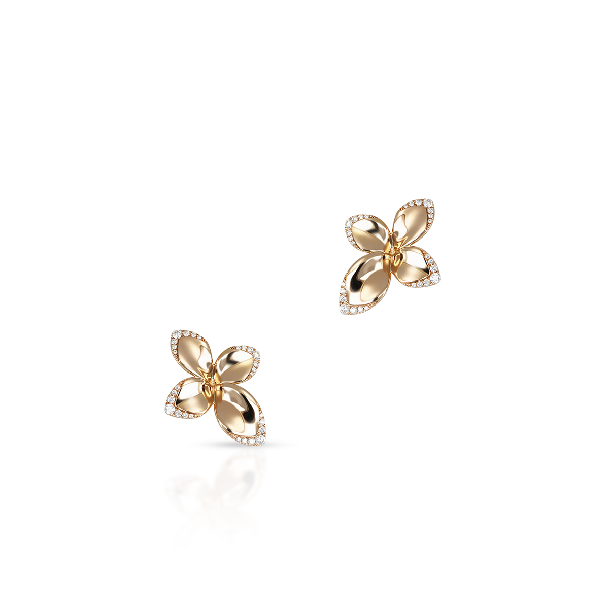 W.KRUK Kolczyki tytanowo-złote Pasquale Bruni - ZPB/KB+84R