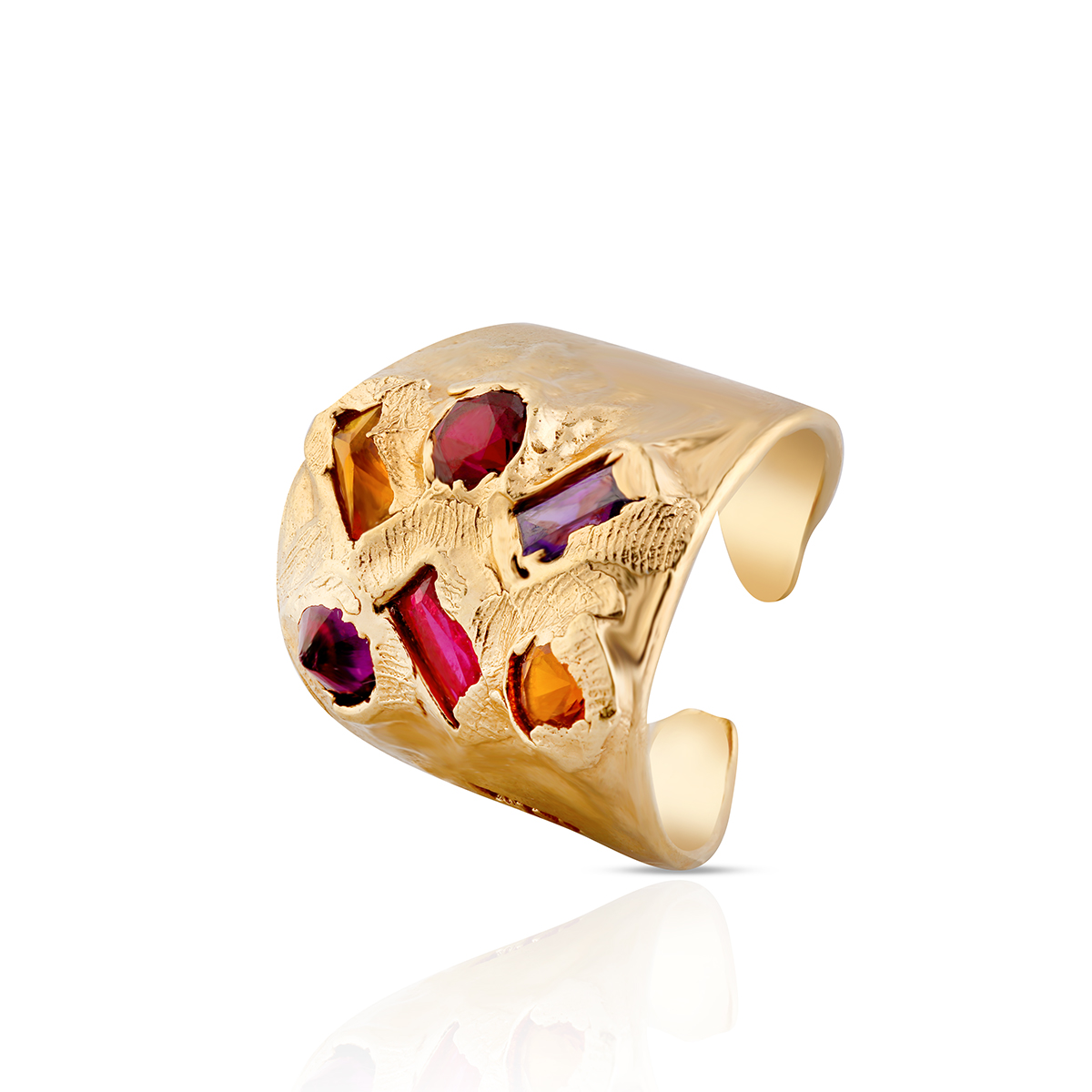 W.KRUK PROMOCJA Pierścionek Srebrny - srebro 925, Nanokryształ - SML/PC096Z