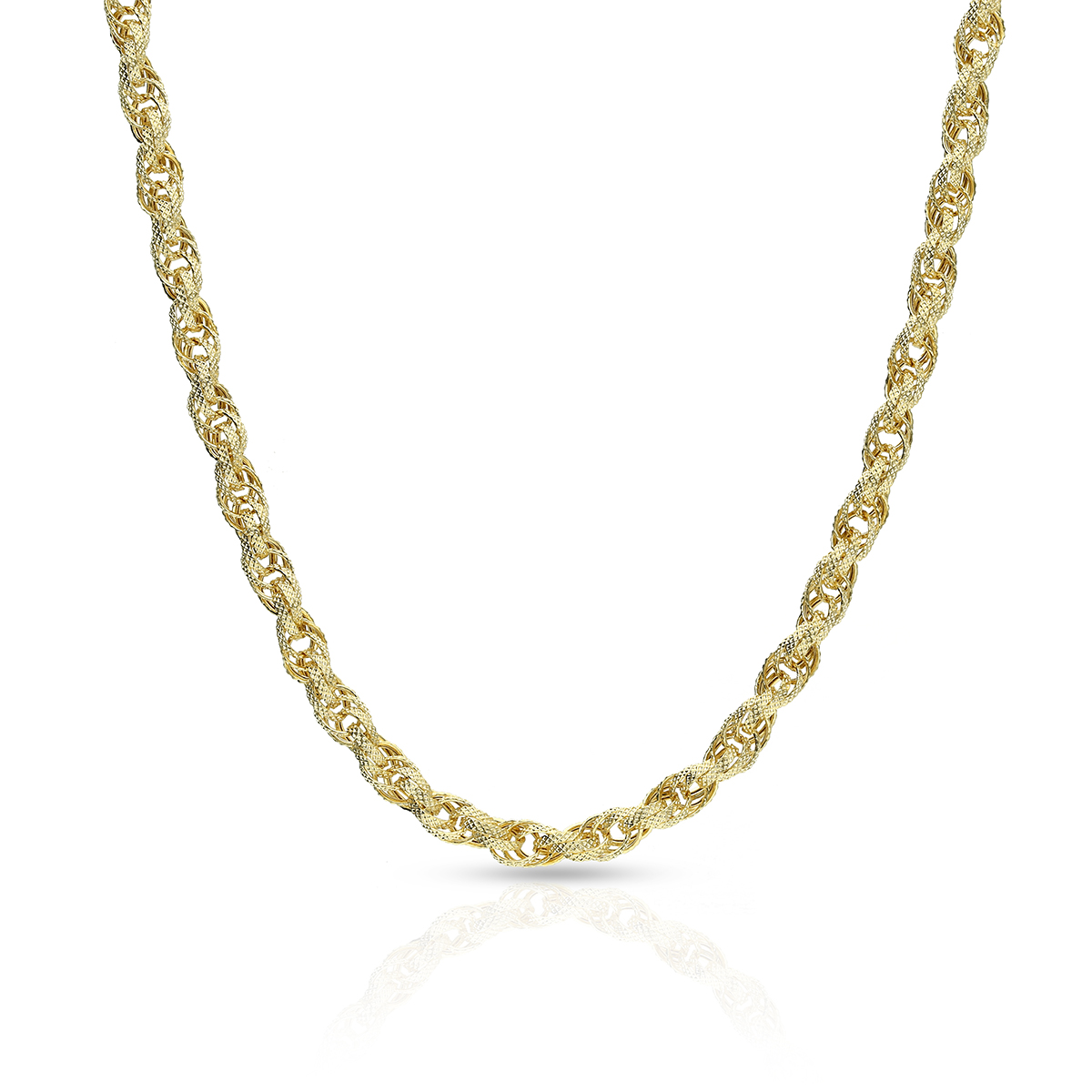 W.KRUK Wspaniały Naszyjnik - złoto 585, Bez kamienia - ZSI/NZ19