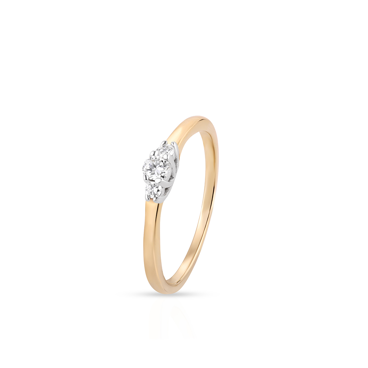 W.KRUK PROMOCJA Pierścionek Złoty - złoto 585, Cyrkonia - ZNN/PC130BK