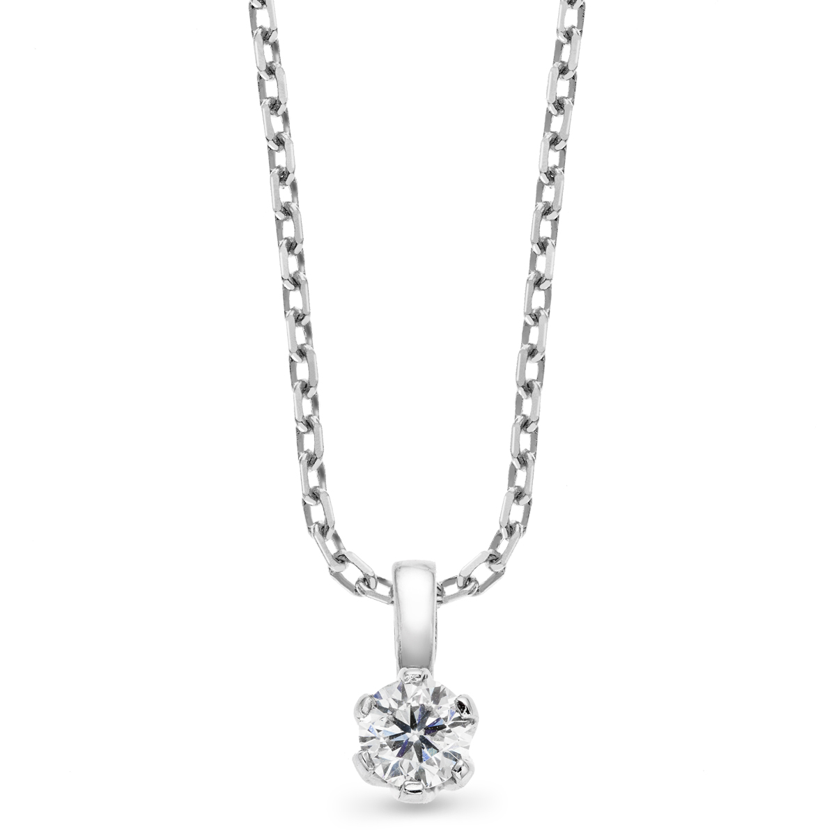 W.KRUK Piękny Wisiorek Złoty - złoto 585, Brylant 0,25 ct - XWK/WB+281B