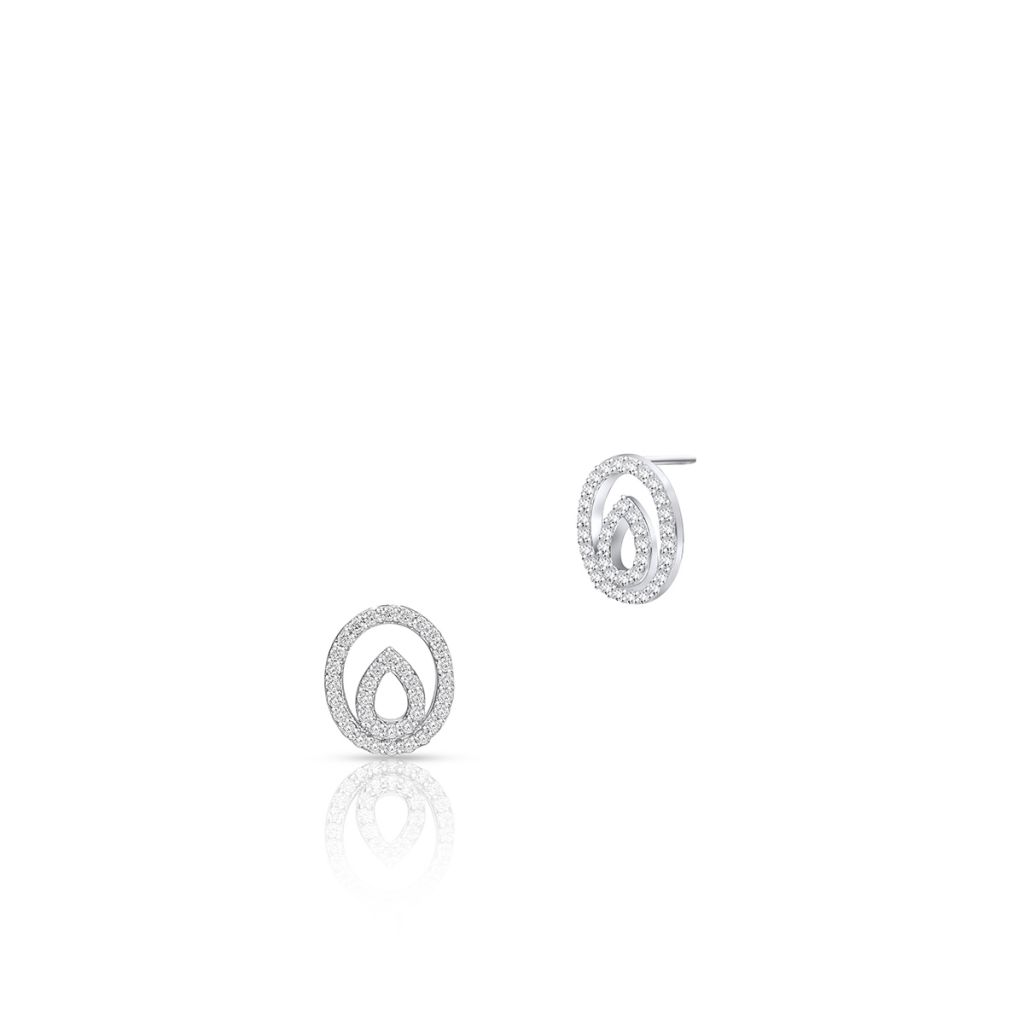 W.KRUK RABAT Kolczyki - , Cyrkonia - SHX/KC381