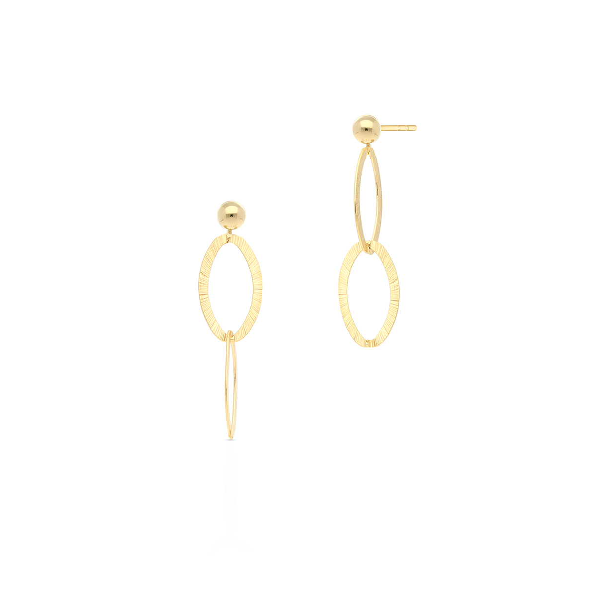 W.KRUK Srebrne Kolczyki - srebro 925, Bez kamienia - SSX/KS381Z