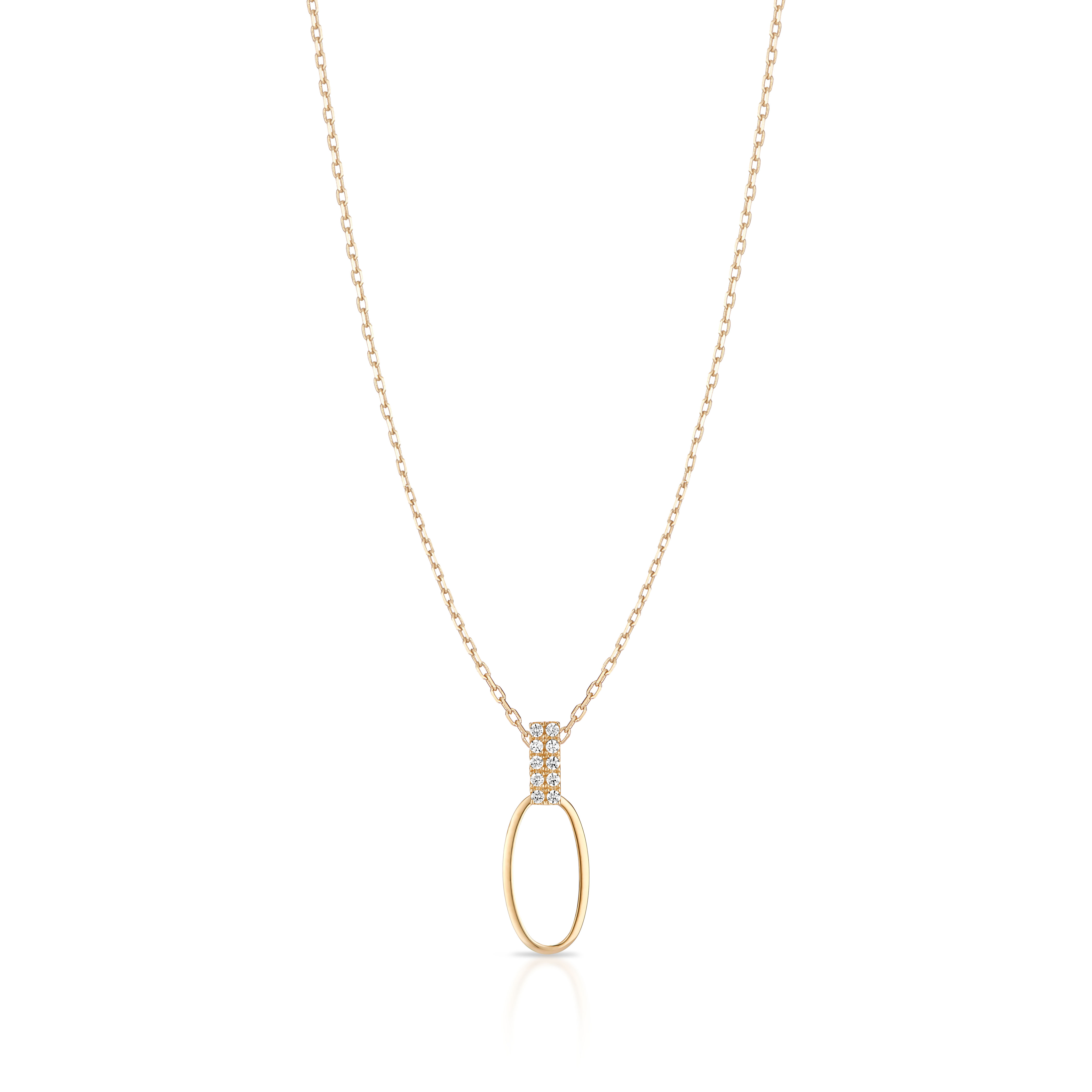 W.KRUK RABAT Wisiorek Złoty - złoto 585, Cyrkonia - ZIH/WC272