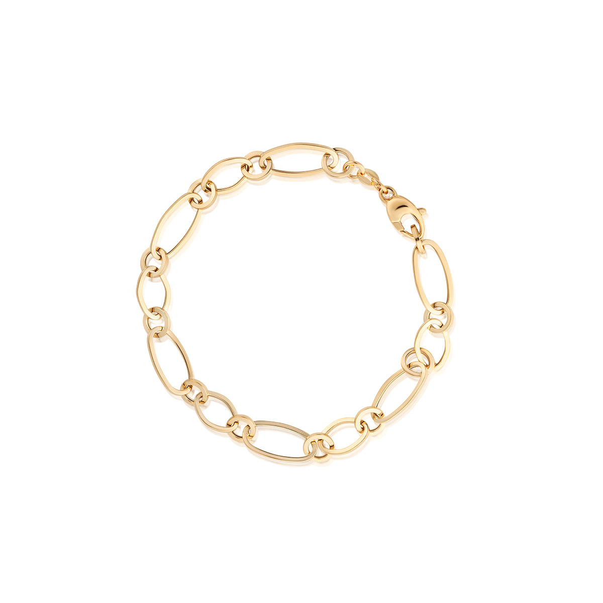 W.KRUK Piękna Bransoletka Złota - złoto 585, Bez kamienia - ZES/AZ103