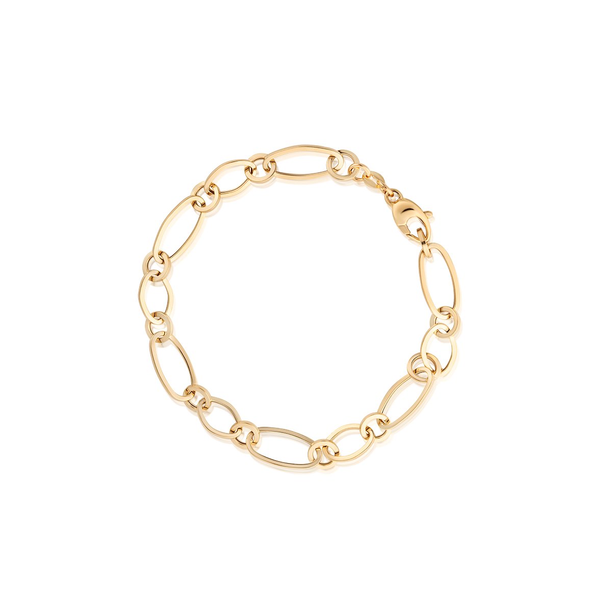 W.KRUK Piękna Bransoletka Złota - złoto 585, Bez kamienia - ZES/AZ103