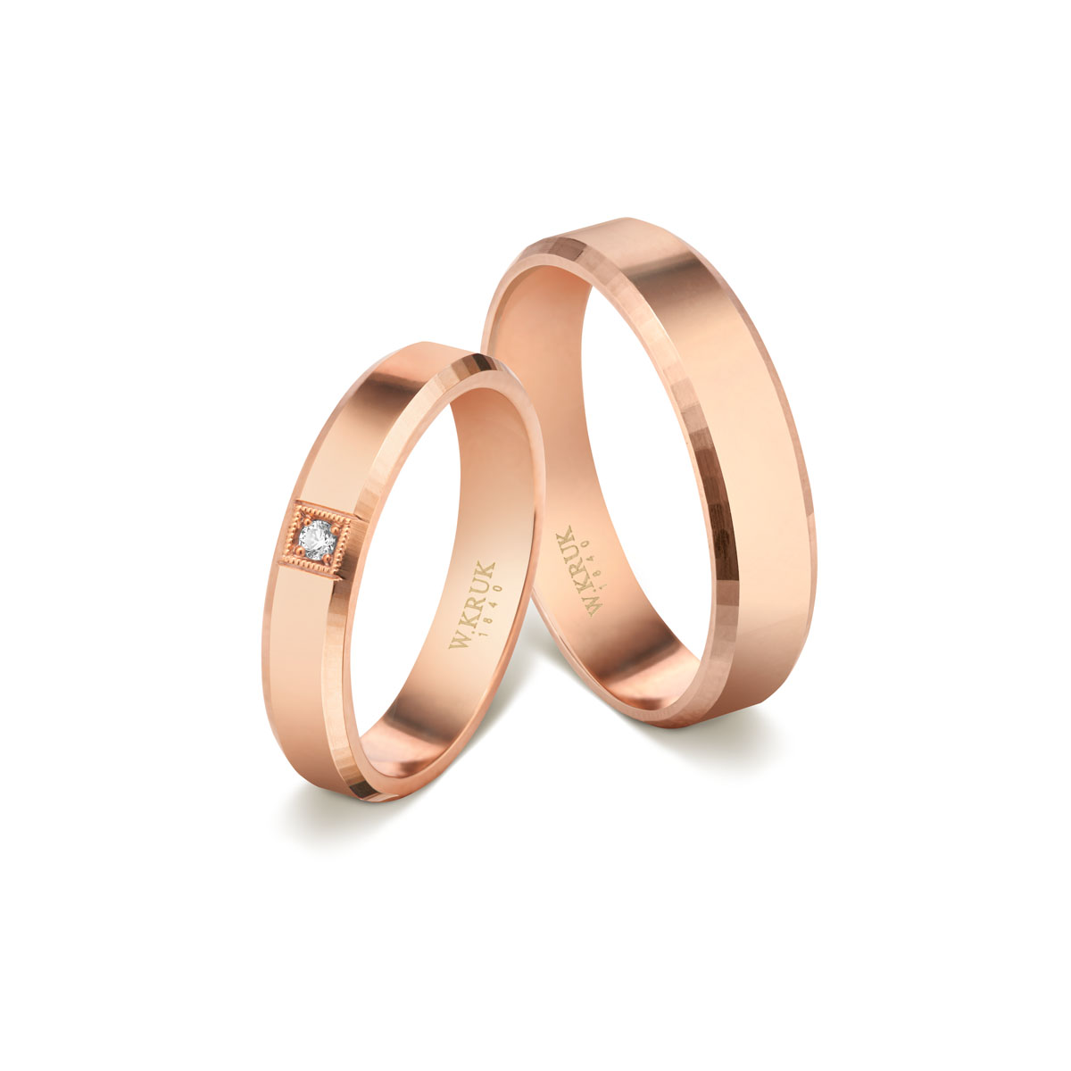W.KRUK Unikalna Obrączka - Grawer GRATIS - 62509