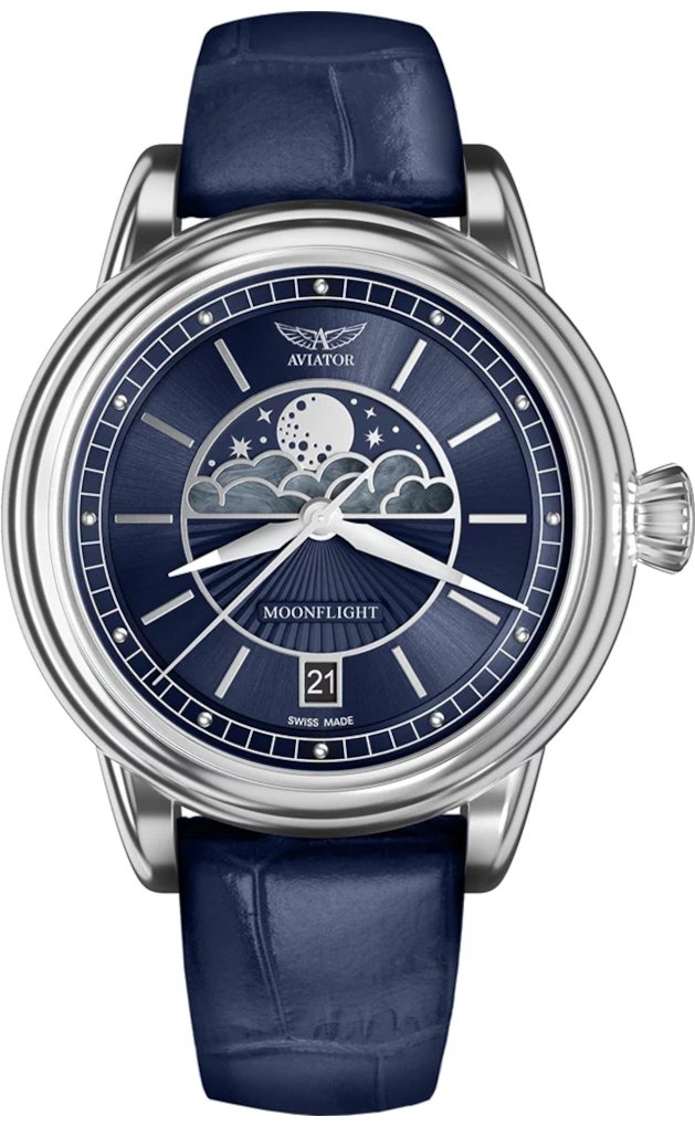 AVIATOR ZEGAREK DOUGLAS MOONFLIGHT V.1.33.0.255.4