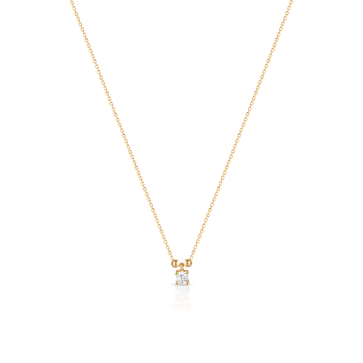 W.KRUK Unikalny Naszyjnik - złoto 375, Cyrkonia - ZTO/NC113