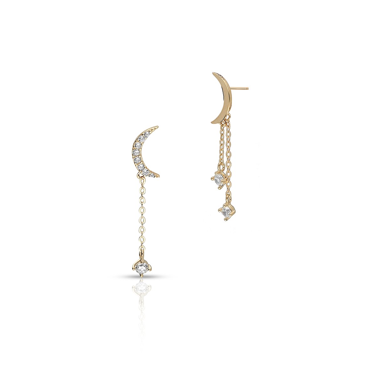 W.KRUK Kolczyki Złote - złoto 375, Cyrkonia - ZIO/KC209