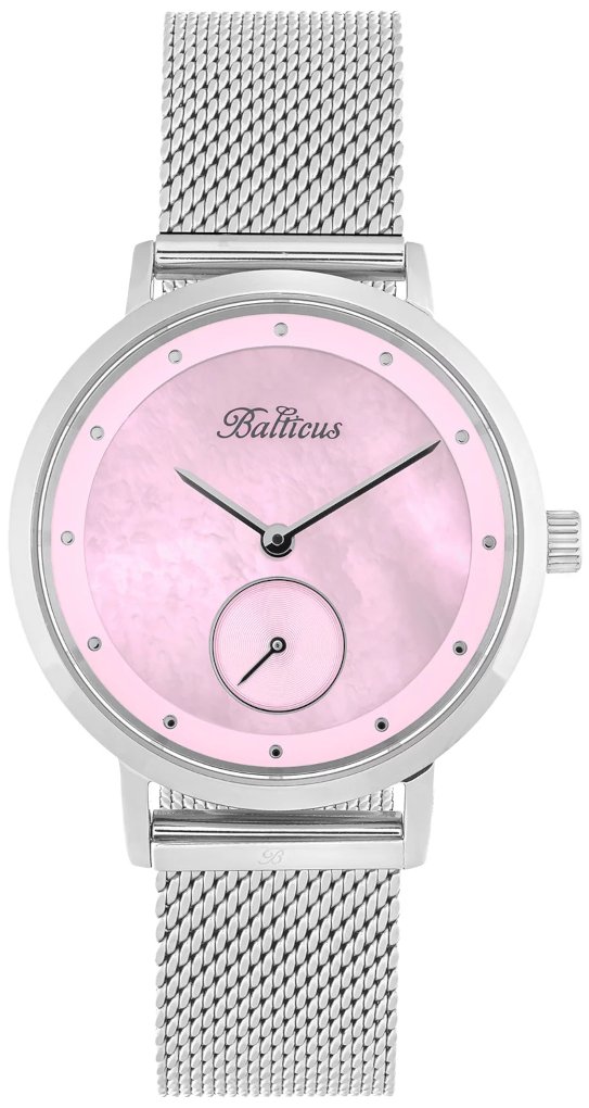 BALTICUS ZEGAREK New Sky Silver Pink Pearl BLT-BALNSSP