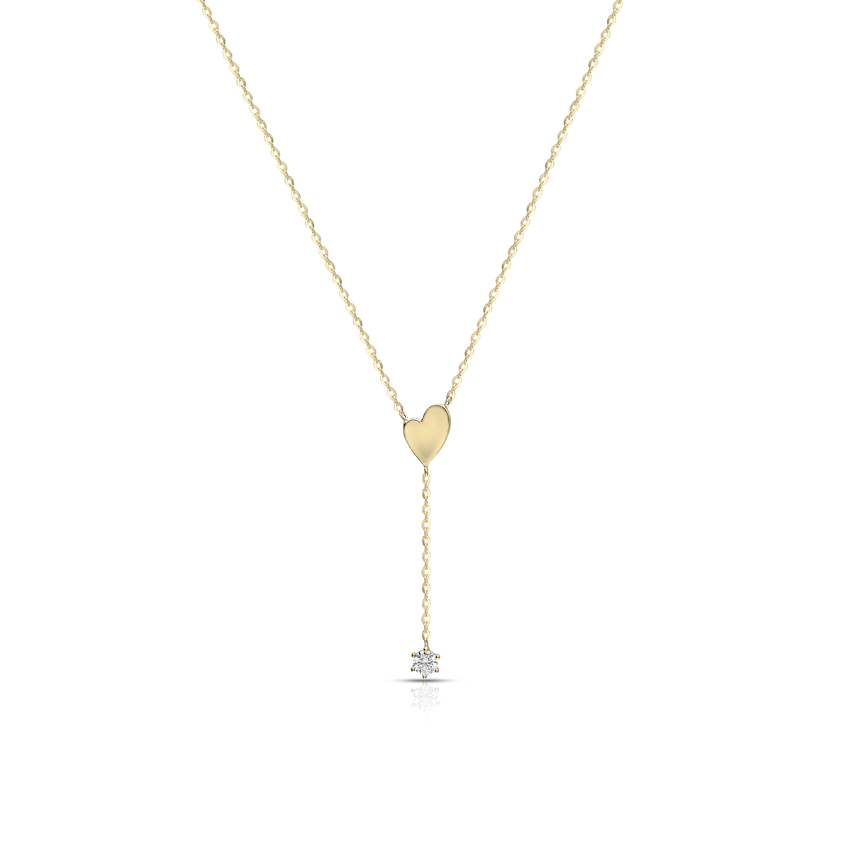 W.KRUK PROMOCJA Naszyjnik - złoto 375, Cyrkonia - ZIO/NC191
