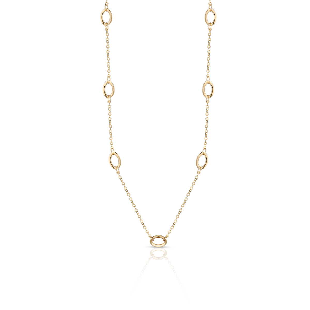 W.KRUK Zjawiskowy Naszyjnik - złoto 585, Bez kamienia - ZSB/NZ26