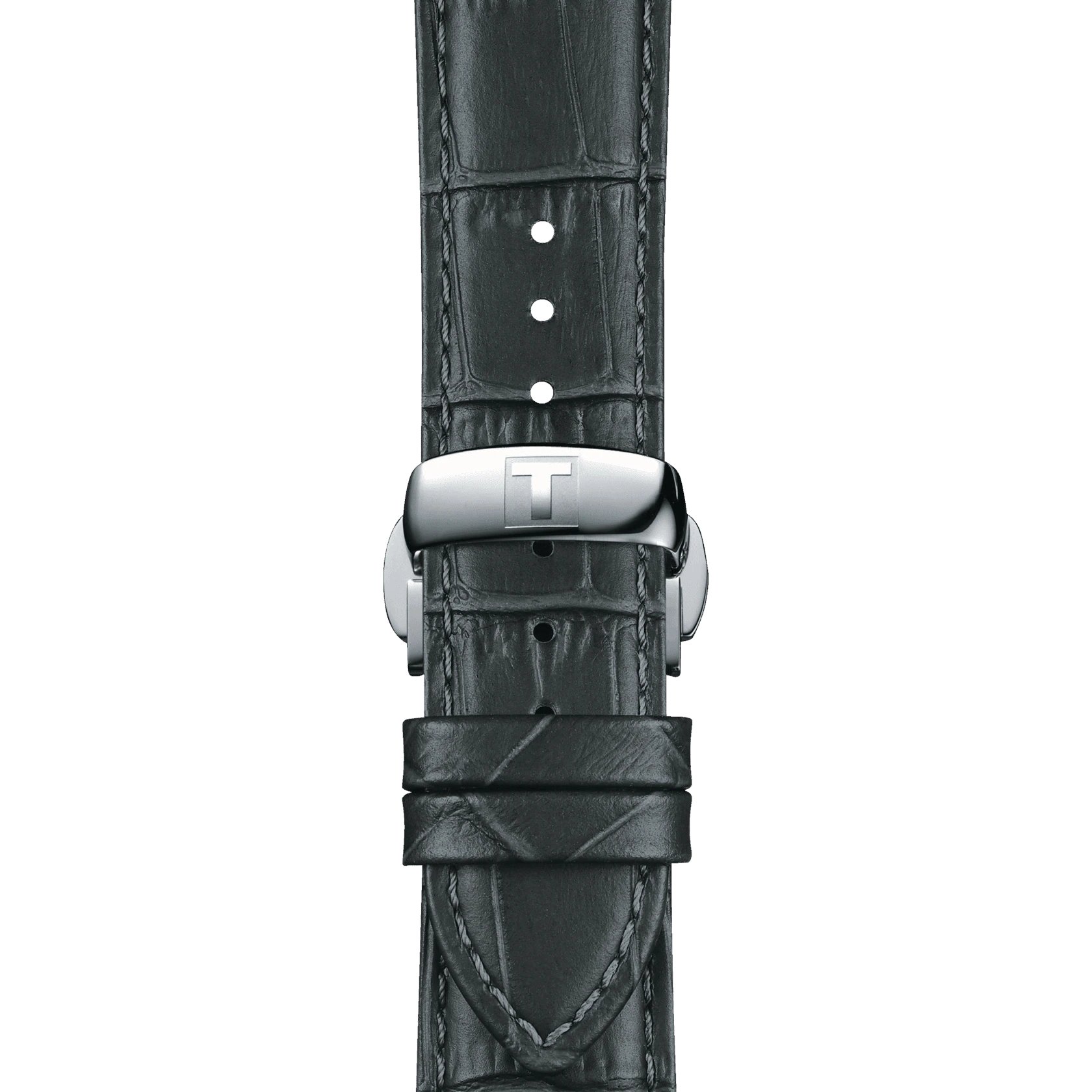 W.KRUK Tissot szary pasek skórzany 21 mm