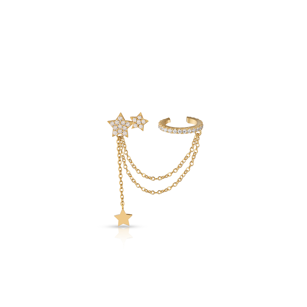 W.KRUK Piękne Srebrne Kolczyki - srebro 925, Cyrkonia - SJT/KC183Z