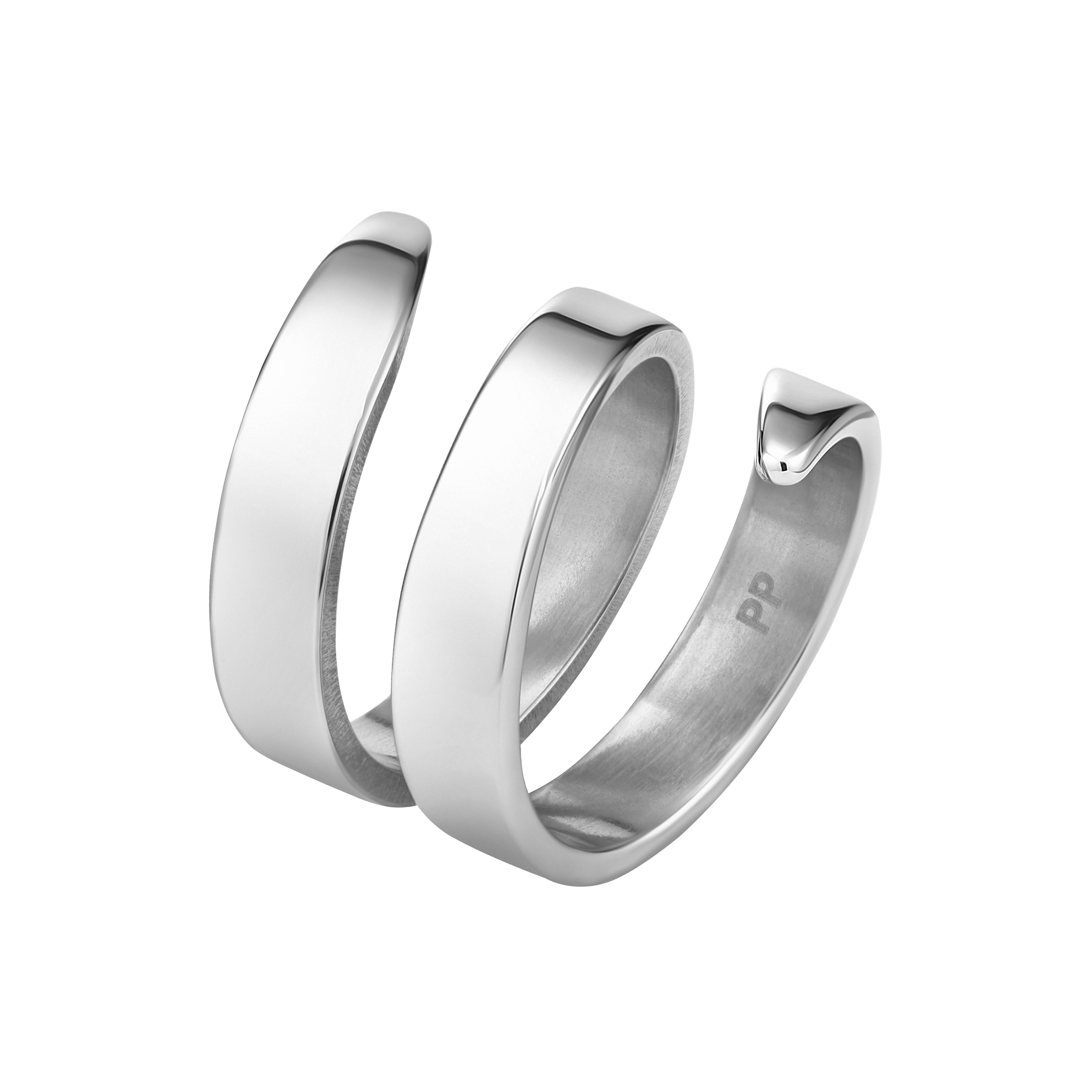 W.KRUK Pierścionek - stal, Bez kamienia - PHT/PA318