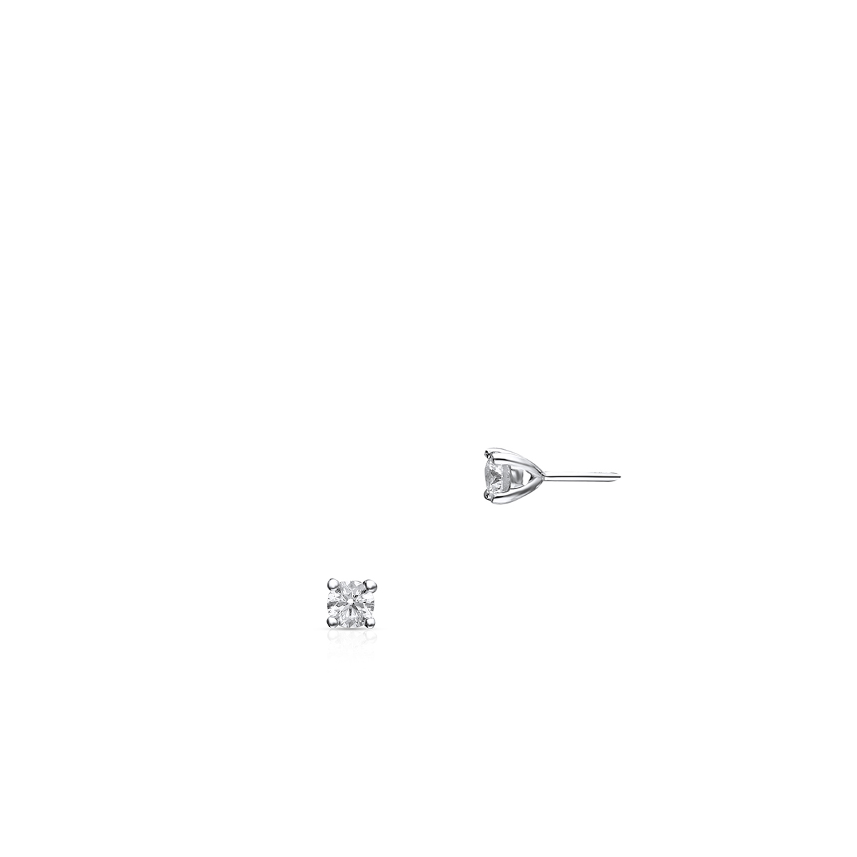 W.KRUK Wspaniałe Złote Kolczyki - złoto 585, Bez kamienia - ZCG/KB+646B