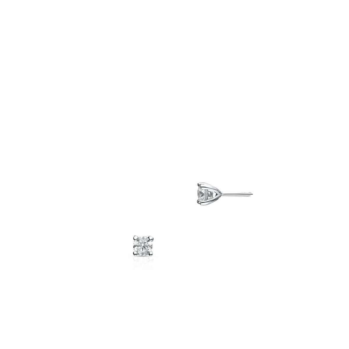 W.KRUK Wspaniałe Złote Kolczyki - złoto 585, Bez kamienia - ZCG/KB+646B