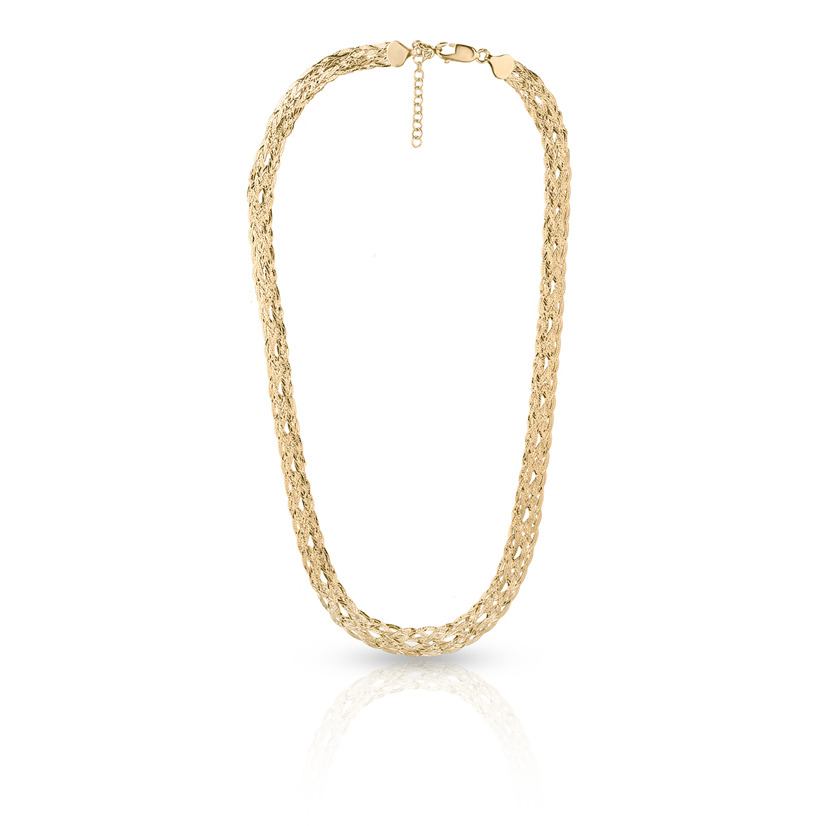 W.KRUK Naszyjnik - złoto 585, Bez kamienia - ZVI/NZ08