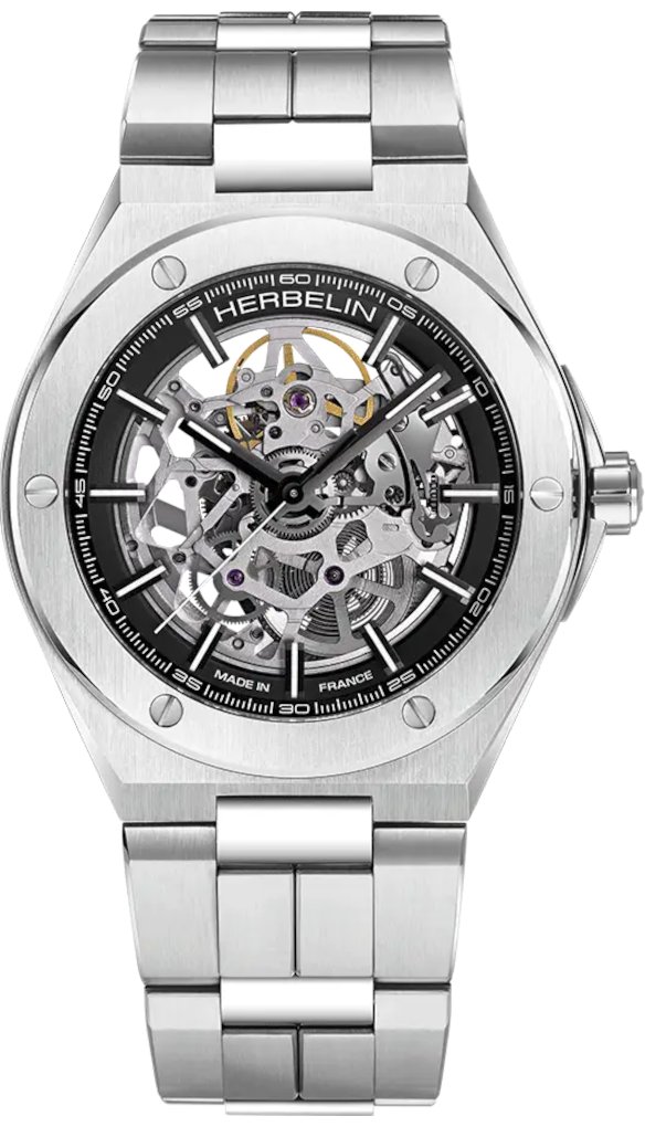 HERBELIN ZEGAREK CAP CAMARAT SKELETON 1845BSQ14