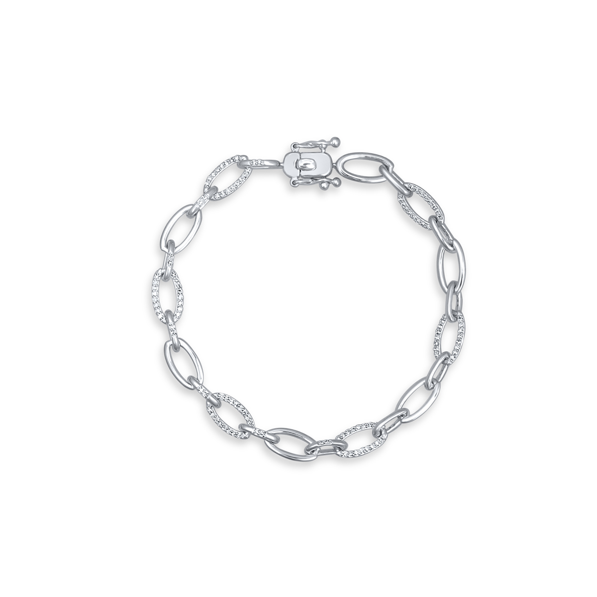 W.KRUK Unikalna Złota Bransoletka - złoto 585, Diament 0,51 ct - ZPA/AB+552B