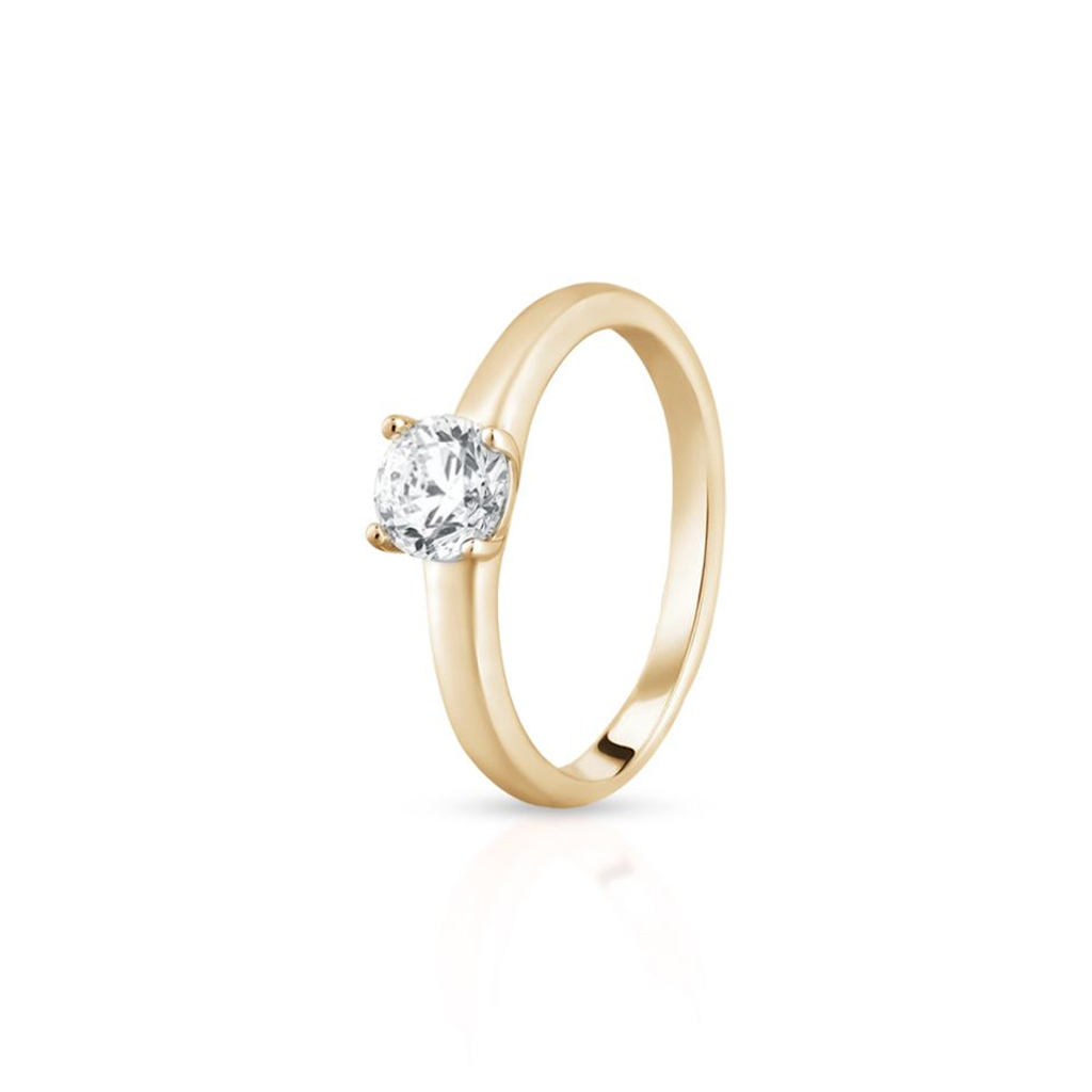 W.KRUK Złoty Pierścionek - złoto 750, Brylant 0,7 ct - XWK/PB+141