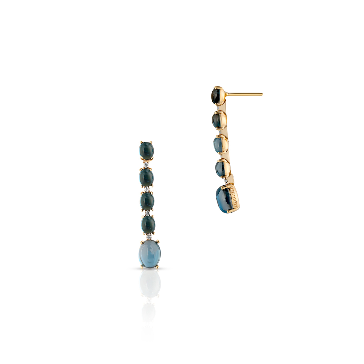 W.KRUK Kolczyki złote Nanis - ZNA/KB+457